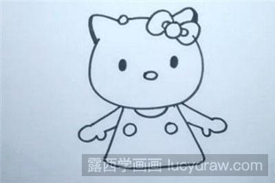 怎么画简笔画HelloKitty