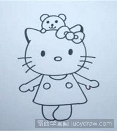 怎么画简笔画HelloKitty