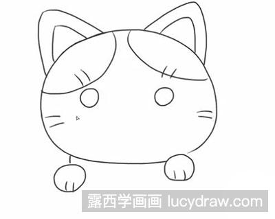 怎么画一个可爱的招财猫