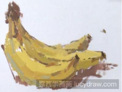 水粉画教程：教你画香蕉