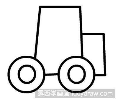 简笔画教程：如何画铲车？