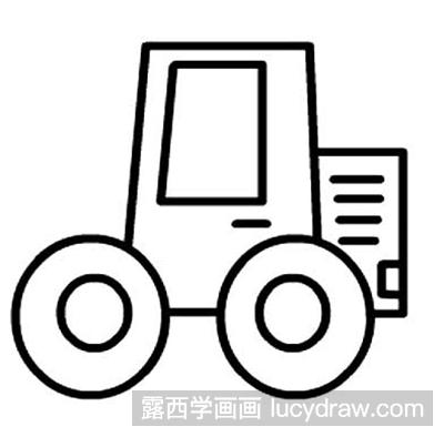 简笔画教程：如何画铲车？