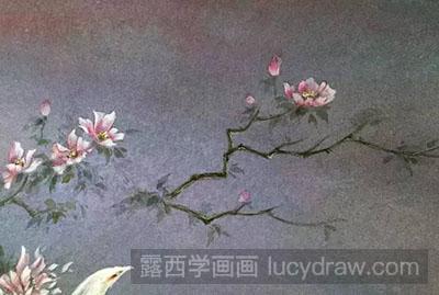 水彩画教程：怎么画重明鸟