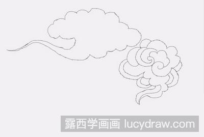 简笔画教程：教你画漂亮的云