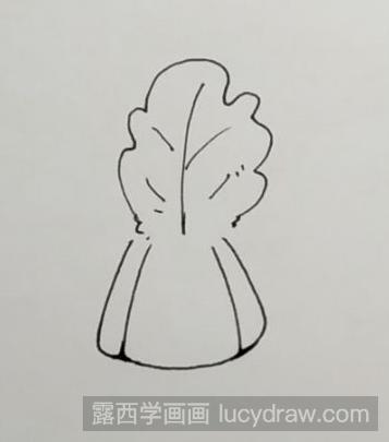 简笔画教程：教你画大白菜