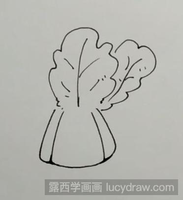 简笔画教程：教你画大白菜