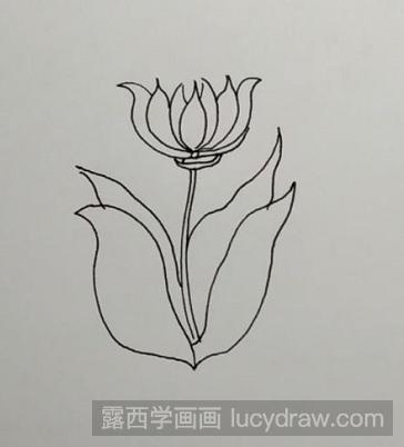 儿童画教程：教你画小花