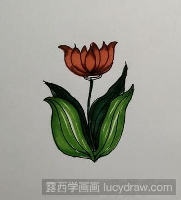 儿童画教程：教你画小花