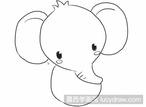 怎么绘制简笔画大象