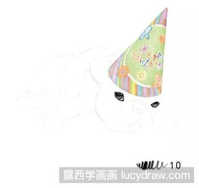 彩铅画教程：教你画斗牛犬