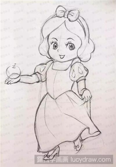 漫画教程：教你画白雪公主