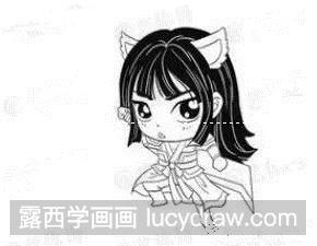 漫画教程：教你画Q版萝莉猫女