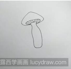 简笔画教程：教你画蘑菇