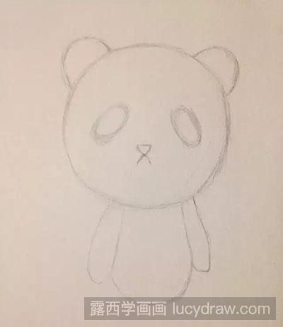 儿童画熊猫画法教程