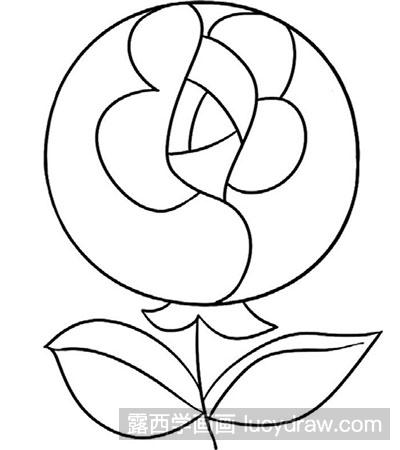 简笔画教程：怎么绘制玫瑰花