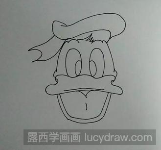 简笔画教程：教你画唐老鸭