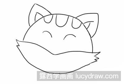 怎么绘制简笔画小花猫与小老鼠