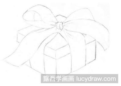 素描教程：礼物盒子怎么画