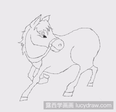 小马的简笔画法