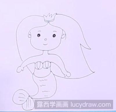 儿童画教程：教你怎么画美人鱼