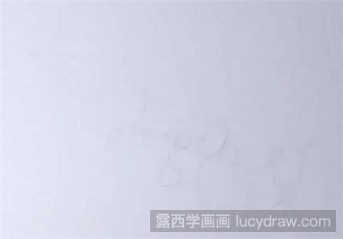 一枝红杏彩铅画教程