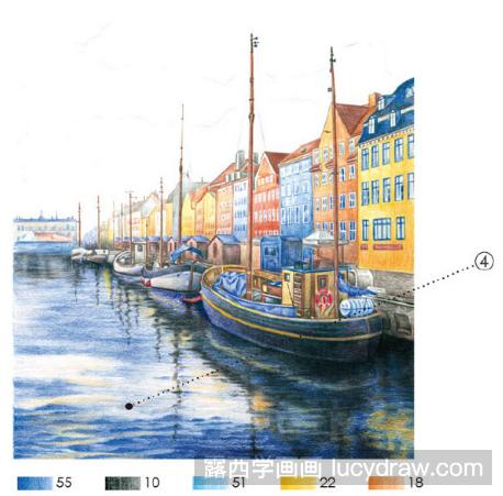 哥本哈根彩铅画教程