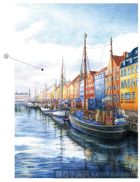 哥本哈根彩铅画教程