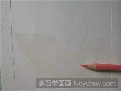 彩铅画教程：教你画吃西瓜的萌萌们