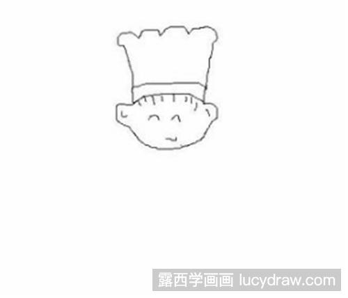 小小厨师简笔画教程