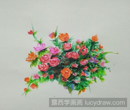 彩铅静物花卉教程