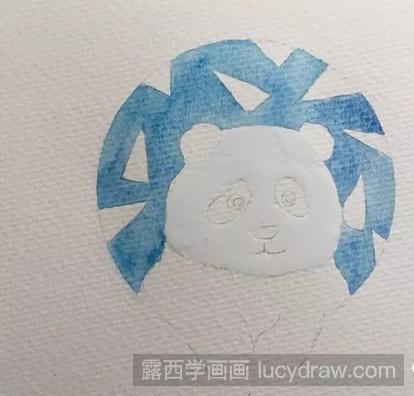 教你画水彩熊猫
