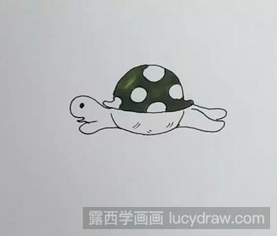 儿童画教程：教你画乌龟