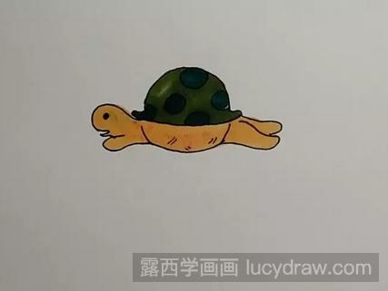 儿童画教程：教你画乌龟