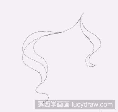 简笔画教程：教你画线条美女