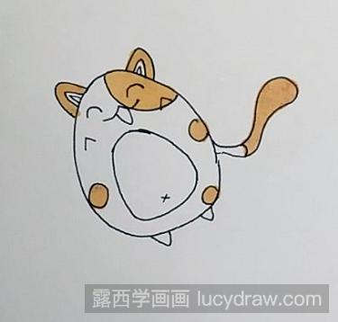 儿童画教程：教你画猫咪
