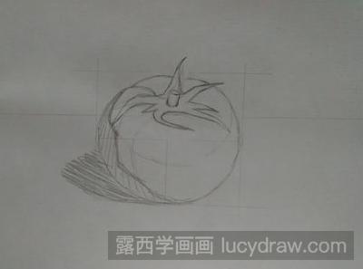 素描教程：教你画西红柿