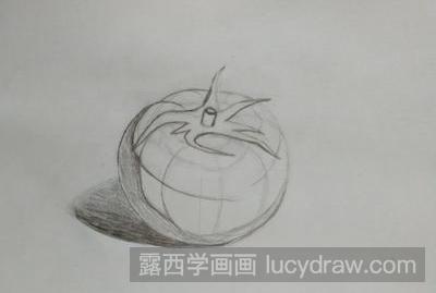 素描教程：教你画西红柿