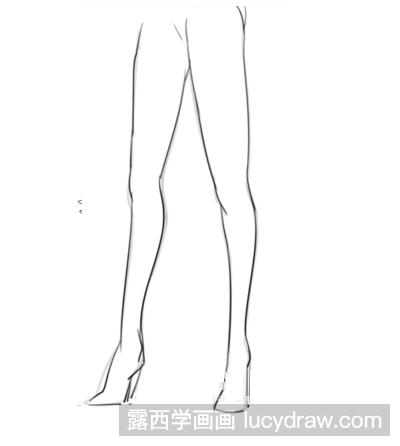 漫画教程：教你画裙子和腿
