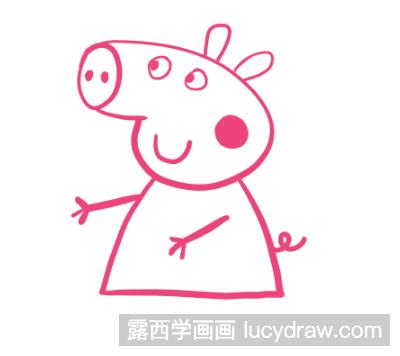 简笔画教程：教你画小猪佩奇