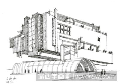 建筑钢笔画入门知识：建筑绘画的功能和特点