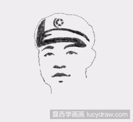 怎么画雷锋简笔画