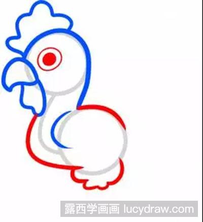 简笔画教程：教你绘制大公鸡