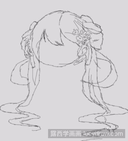 教你画初音嫦娥