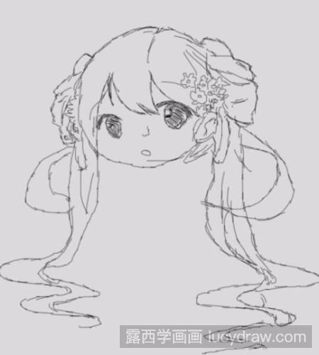 教你画初音嫦娥