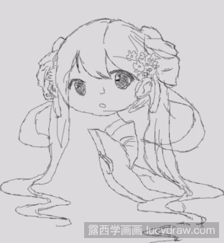 教你画初音嫦娥