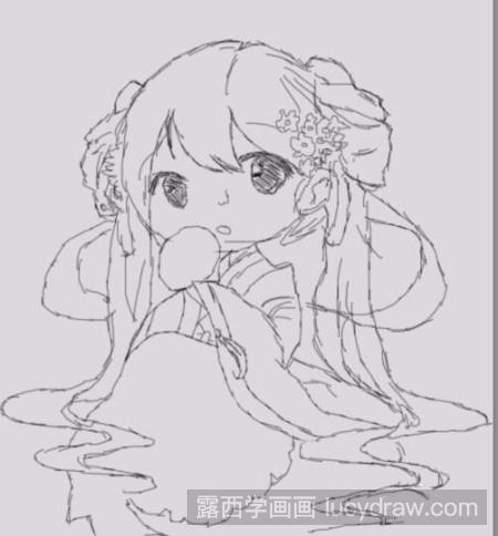 教你画初音嫦娥