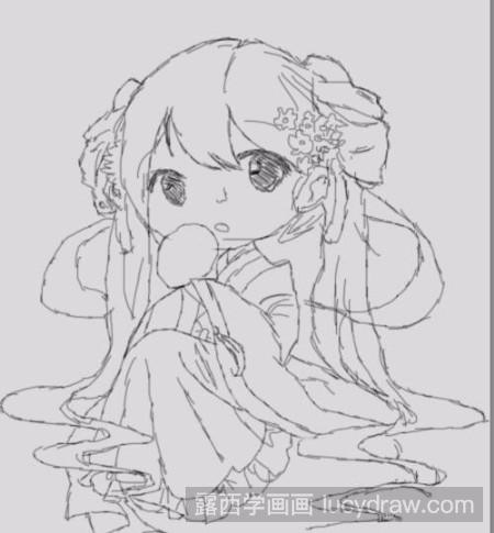 教你画初音嫦娥