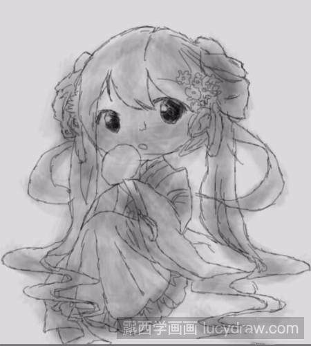 教你画初音嫦娥