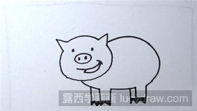 简笔画教程：教大家怎么画小猪