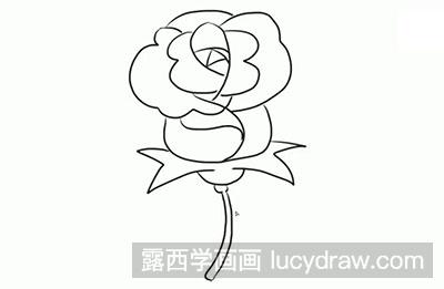 简笔画教程：教大家绘制玫瑰花